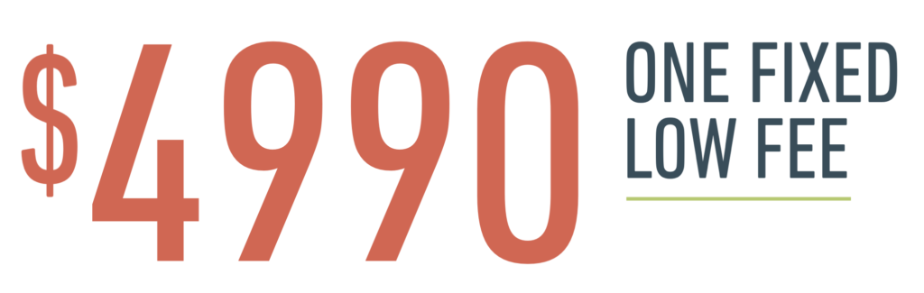 BodyFree Clinic $4990 Fixed Fee Weight Loss Surgery graphic for Gastric Sleeve or Gastric Bypass